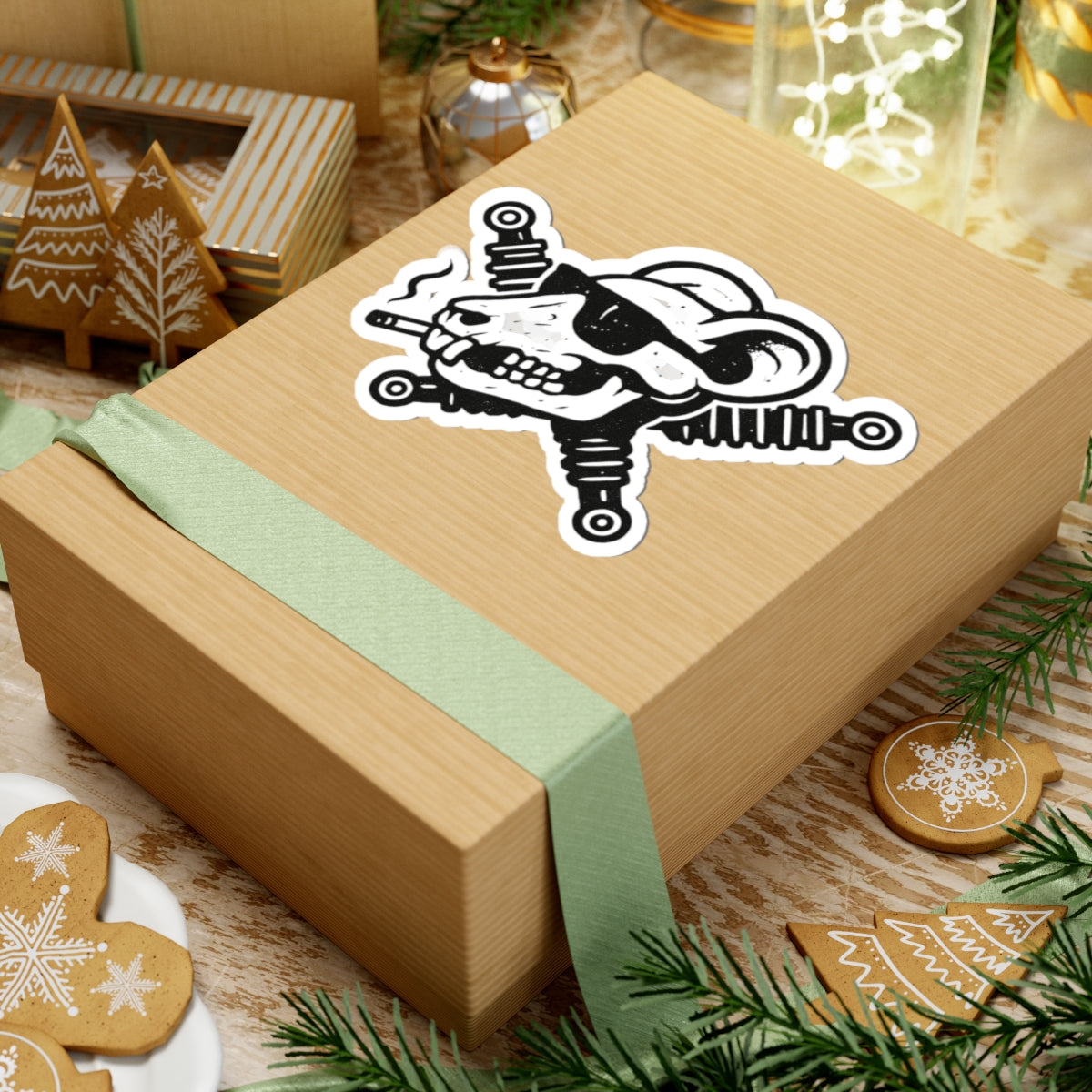 Track Rats 4x4 Skull Shocks Sticker 💀