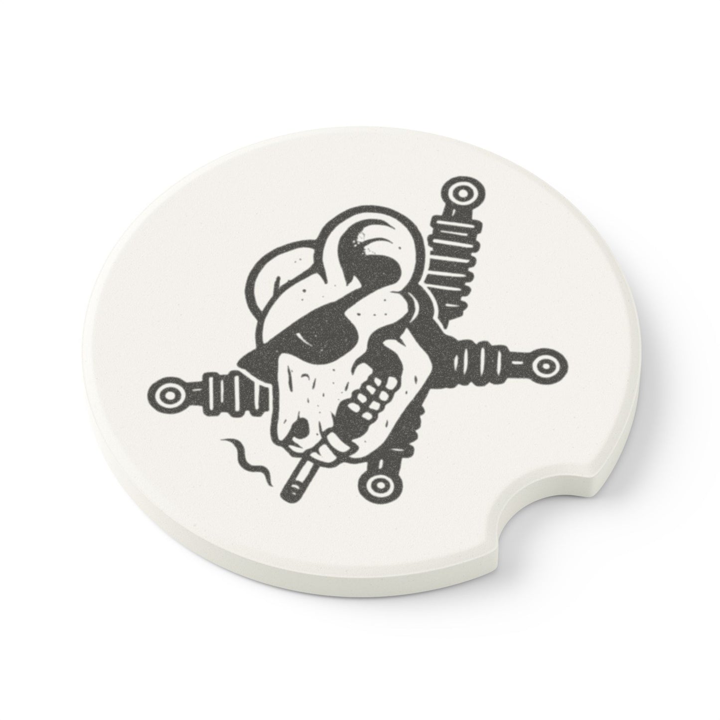 Track Rats 4x4 Skull Shocks Car Coasters