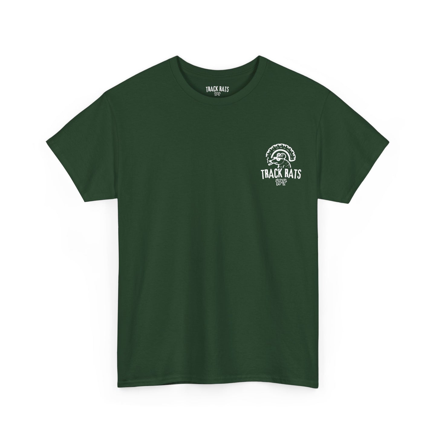 Track Rats 4x4 “off road or off ya head” (white logo) t-shirt