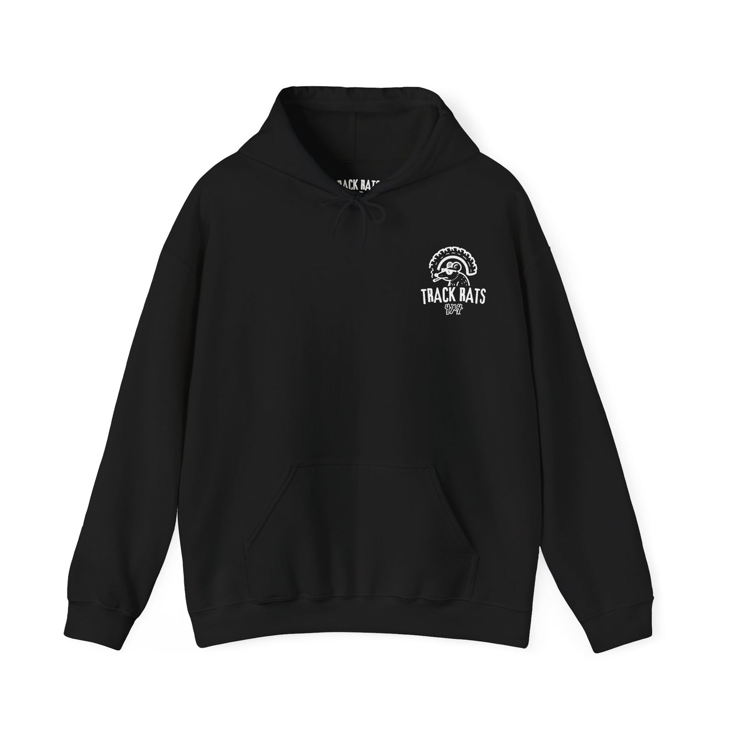 Track Rats 4x4 “off road or off ya head” (white logo) Hoodie